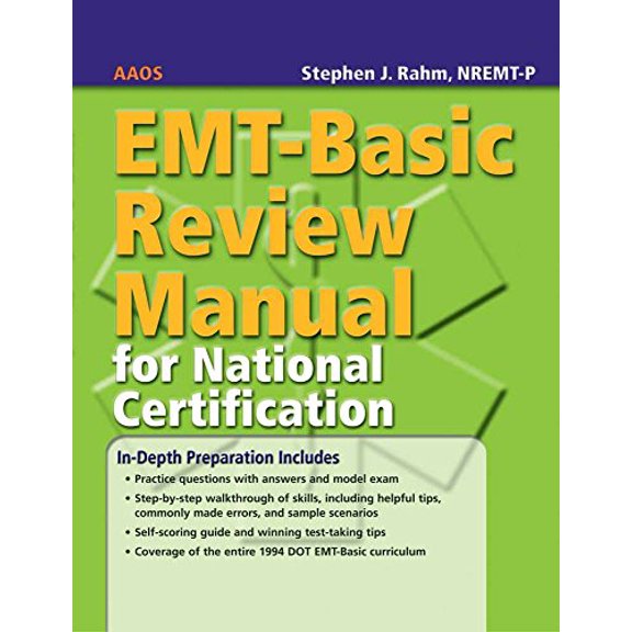 Pre-Owned EMT-Basic Review Manual for National Certification