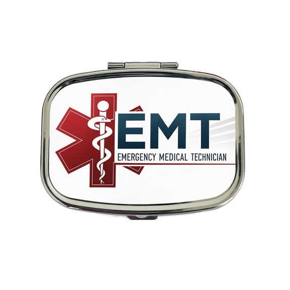 EMT Emergency Medical Technician Small Travel Handbag Pill Box Case