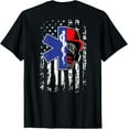 thumbnail image 1 of EMT Firefighter Paramedic Firefighter Gift EMS Back Print T-Shirt, 1 of 4