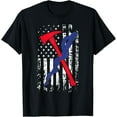thumbnail image 1 of EMT Firefighter Shirt Firefighter EMS USA Flag Gift T-Shirt T-Shirt, 1 of 5
