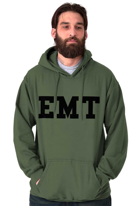 EMT First Responder Paramedic Rescue Hoodie Sweatshirt Women Men Brisco Brands L