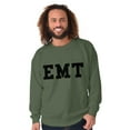 thumbnail image 1 of EMT First Responder Paramedic Rescue Unisex Plus Fleece Graphic Sweatshirt Brisco Brands 4X, 1 of 5