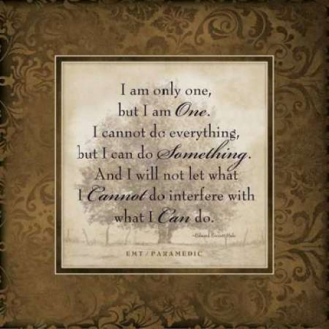 EMT I Am the One Canvas Art - Stephanie Marrott (24 x 24)