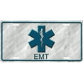 thumbnail image 1 of EMT Logo Metal License Plate, 1 of 2