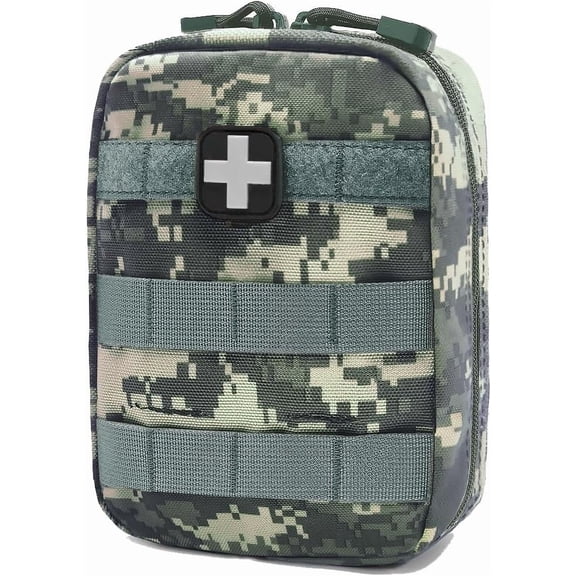 EMT MOLLE Ifak Pouch Tactical MOLLE Medical First Aid Kit Utility Pouch ACU Camouflage