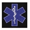 thumbnail image 1 of EMT Medical & Morale Patches, Black & Blue, 1 of 1