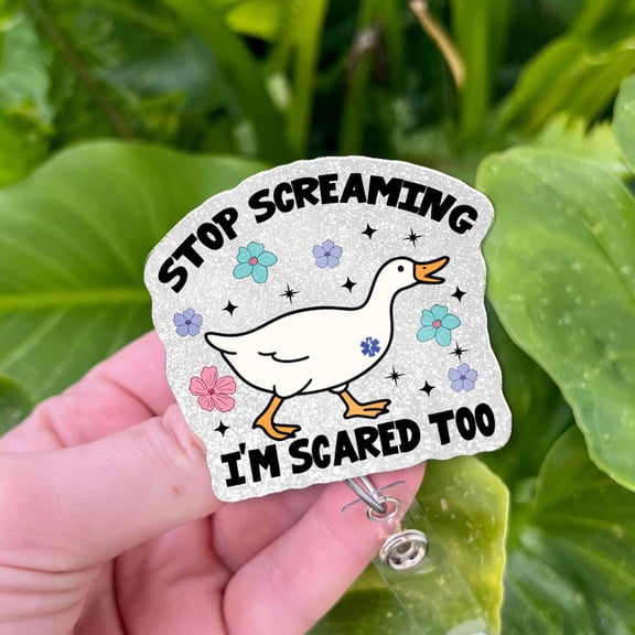 EMT Nurse Badge Reel | Funny EMS Medical Badge Holder | Emergency Nurse Retractable ID Clip for Paramedics First Responders