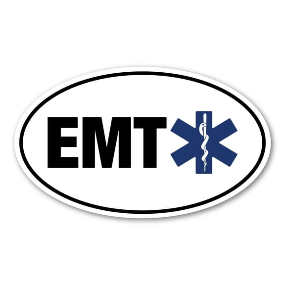 EMT Oval Sticker