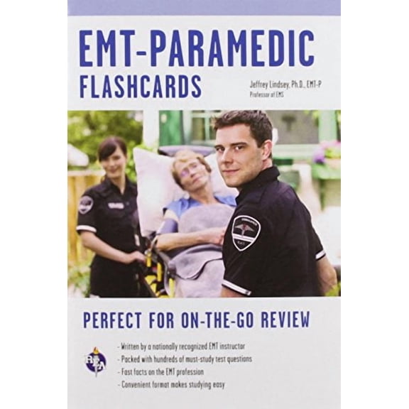 Pre-Owned EMT-Paramedic Flashcard Book (EMT Test Preparation)