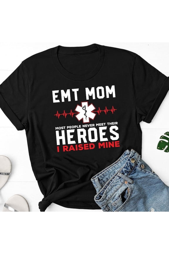 EMT Paramedic Parent Appreciation Hero Professional Graphic Tshirt,for men and women up to 5XL