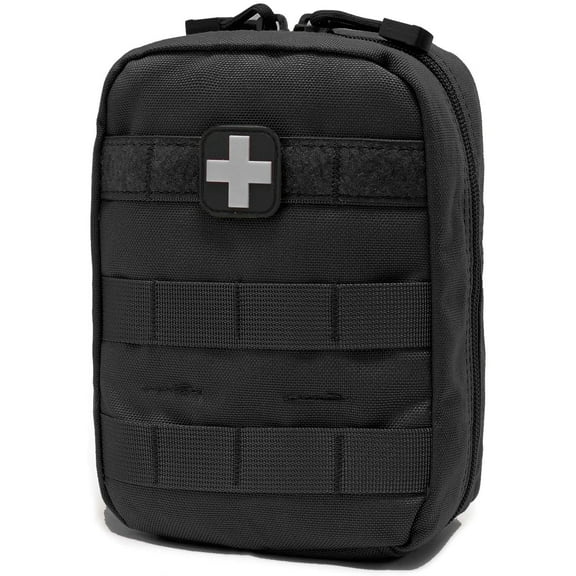 EMT Pouch MOLLE Ifak Pouch Tactical MOLLE Medical First Aid Kit Utility Pouch (with Medical Supplies)