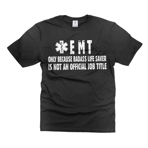 EMT Shirt Paramedic Gifts Paramedic T-Shirt Mens Womens Unisex Paramedic Gifts (Medium Black)
