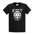 thumbnail image 1 of EMT Short Sleeve T-shirt My Job is to Save Your A$$ Not Kiss It-Black-Large, 1 of 4
