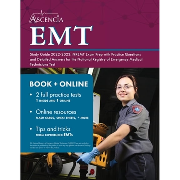 Pre-Owned EMT Study Guide 2022-2023: NREMT Exam Prep with Practice Questions and Detailed Answers for the National Registry of Emergency Medical Technicians Test (Paperback)
