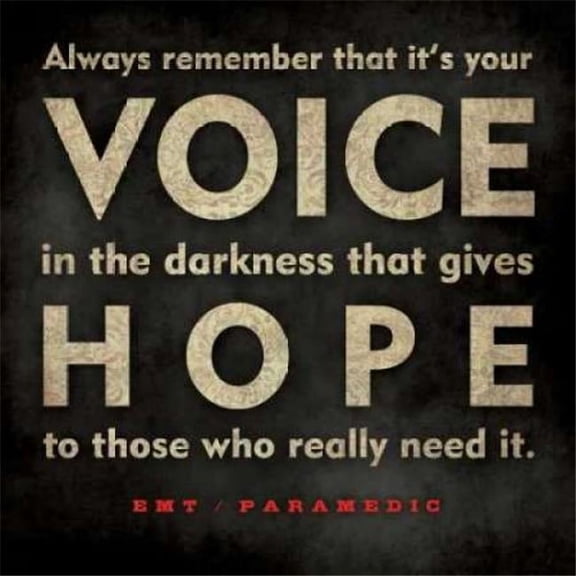 EMT Voice Poster Print by Stephanie Marrott