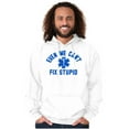 thumbnail image 1 of EMT We Cant Fix Stupid Funny Medical Hoodie Sweatshirt Women Men Brisco Brands L, 1 of 6