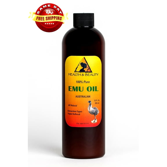 EMU OIL AUSTRALIAN ORGANIC TRIPLE REFINED 100% PURE PREMIUM PRIME FRESH 24 OZ
