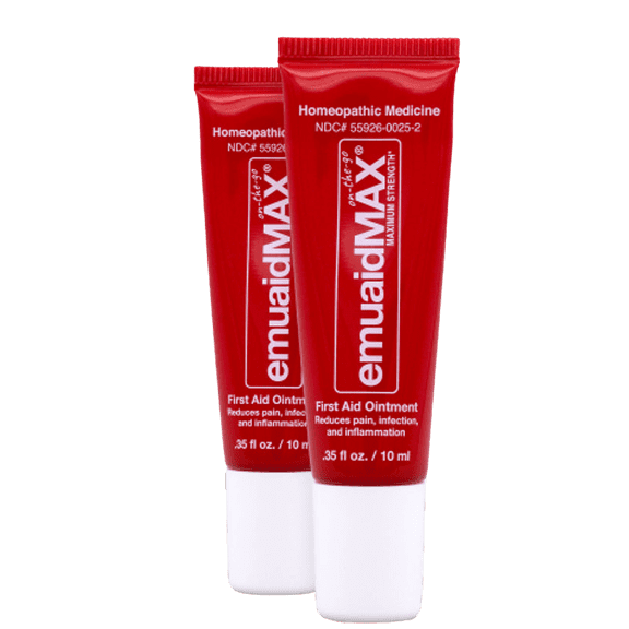EMUAIDMAX First Aid Ointment On-the-Go - 0.35 fl oz (2 Pack)