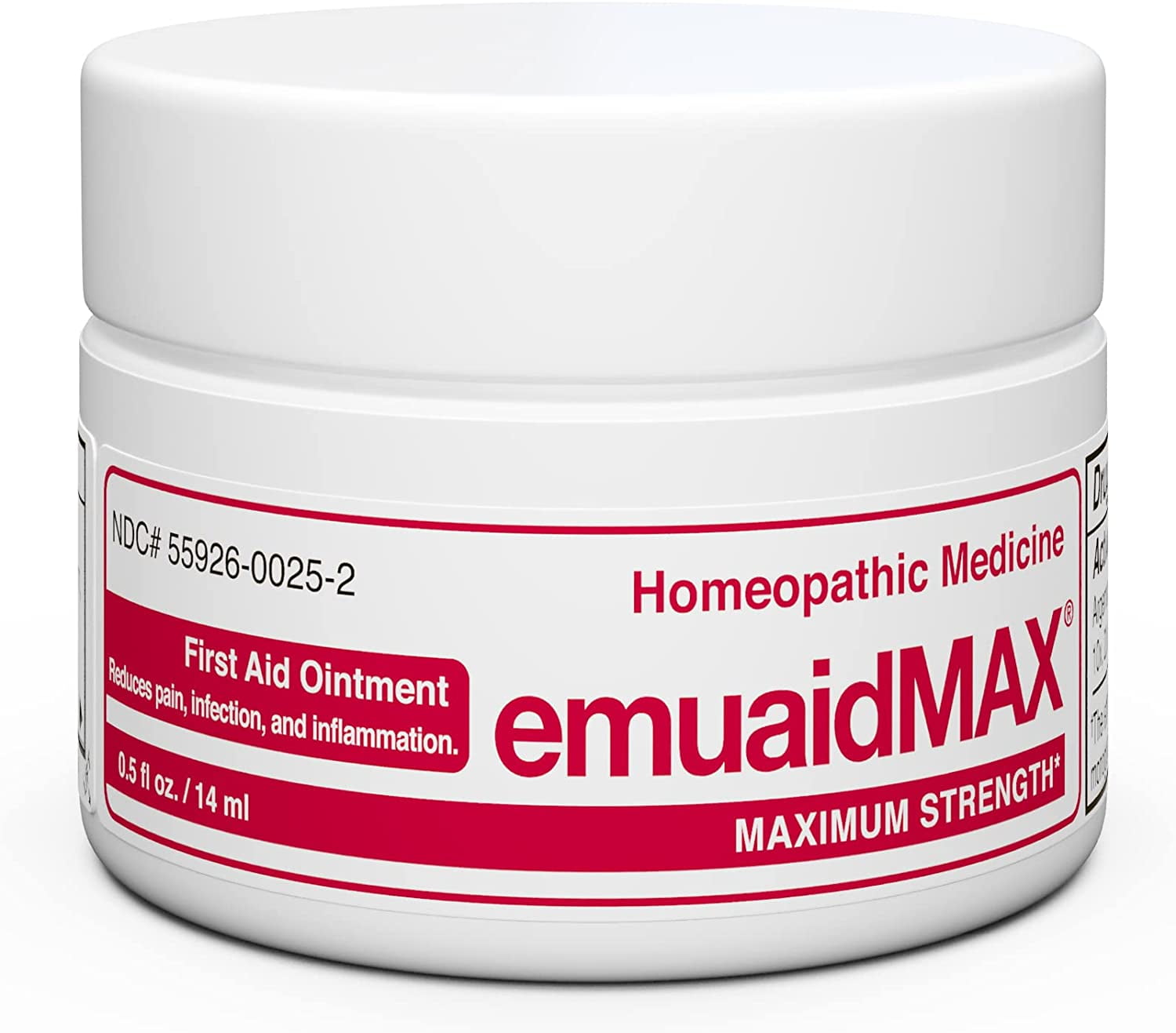 EMUAIDMAX 0.5oz Max Strength Eczema Cream for Athletes Foot