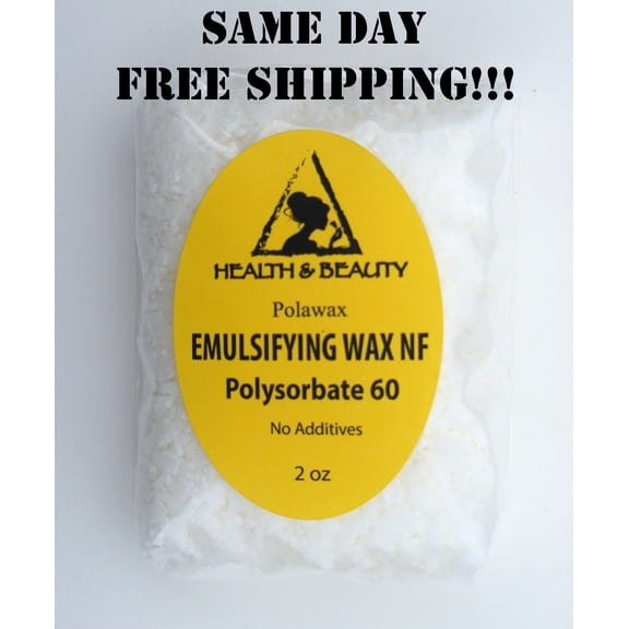 EMULSIFYING WAX NF POLYSORBATE 60 PURE POLAWAX 2 OZ