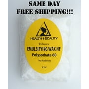 EMULSIFYING WAX NF POLYSORBATE 60 PURE POLAWAX 2 OZ
