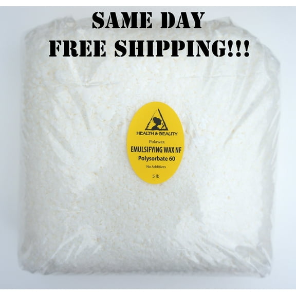 EMULSIFYING WAX NF POLYSORBATE 60 PURE POLAWAX 5 LB
