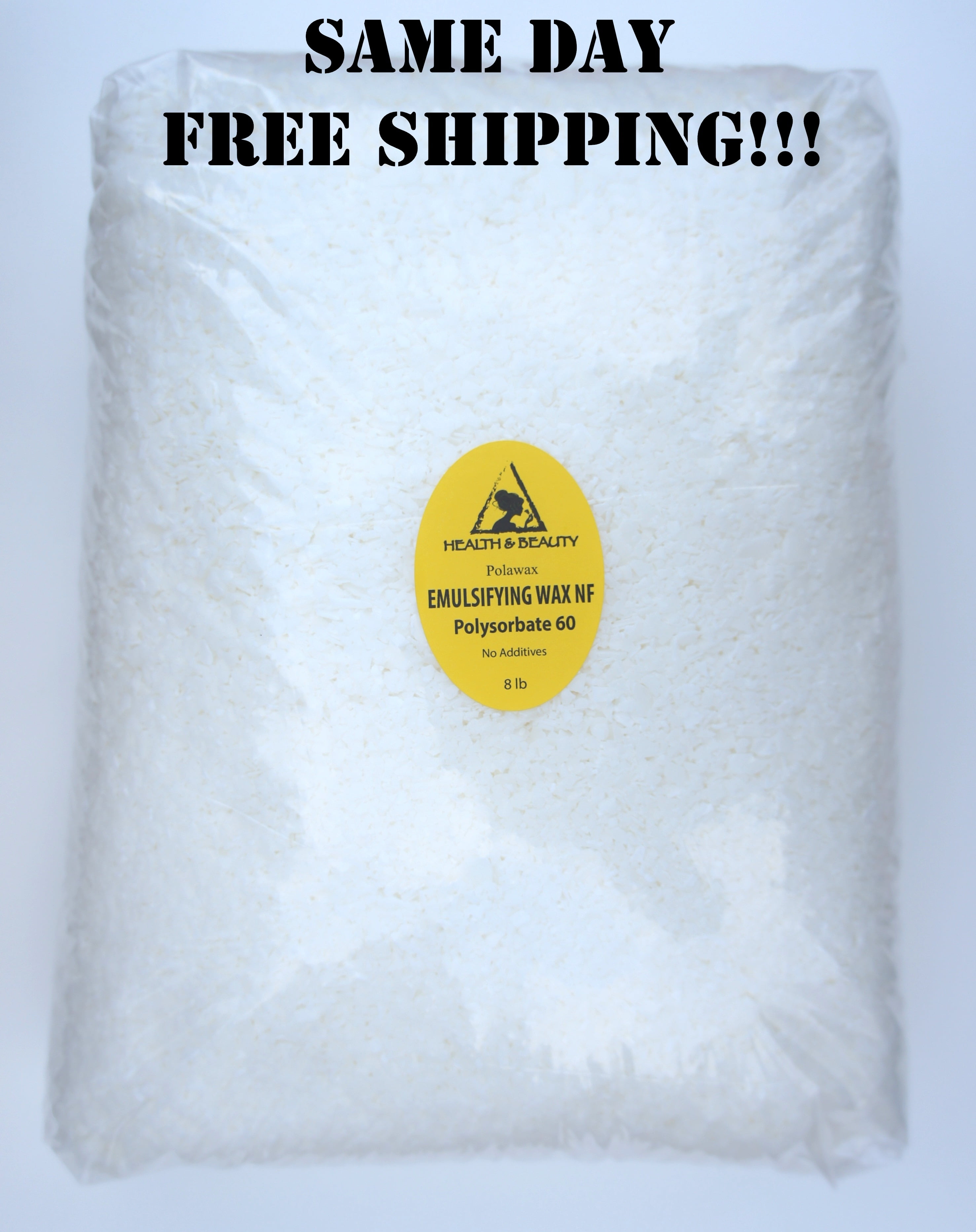 EMULSIFYING WAX NF POLYSORBATE 60 PURE POLAWAX 8 LB 