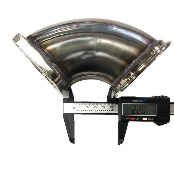 EMUSA Stainless Steel Turbo Charger Flange Adapter T3 to T3 4-Bolt 90 Degree