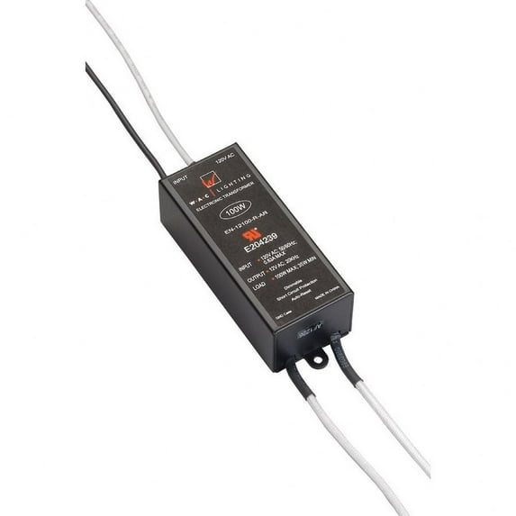 EN-12100-R-AR-WAC Lighting-Accessory-12V 100W Remote Transformer-1.5 Inches Wide by 1.25 Inches High