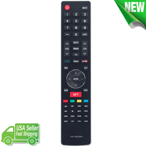 EN-33933HS Replace Remote Control for Hisense 50K610GW 55K610GW 50K366W 32K20DW