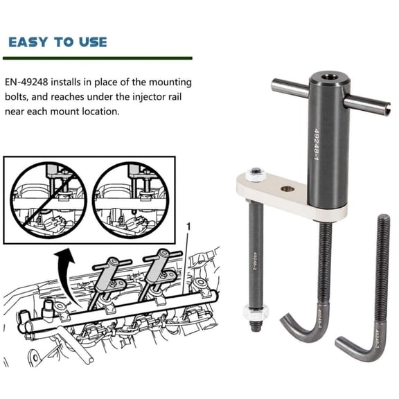 EN-49248 Injector Rail Assembly Remover Tol for 27-214 Direct Injection Engines