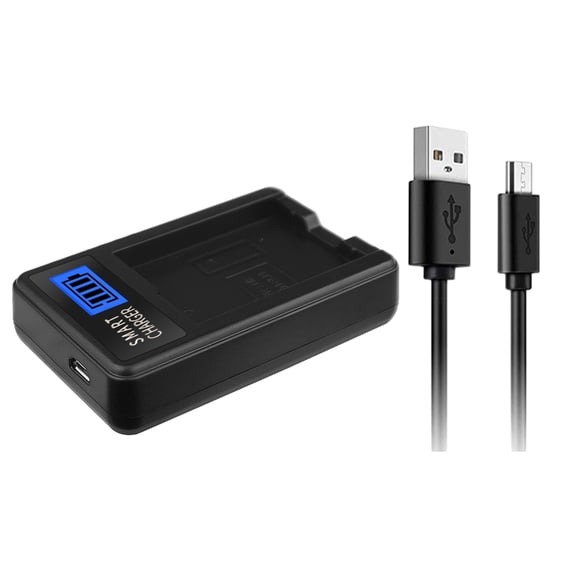 EN-EL14 LCD USB Camera Battery Charging Dock for P7000 P7100 P7700 P7800 D3100 D3200 Camera Battery