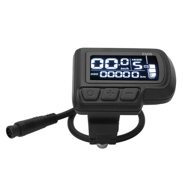 EN06 LCD Bike Display Meter Speedmeter Electric Bike Display with Light ...