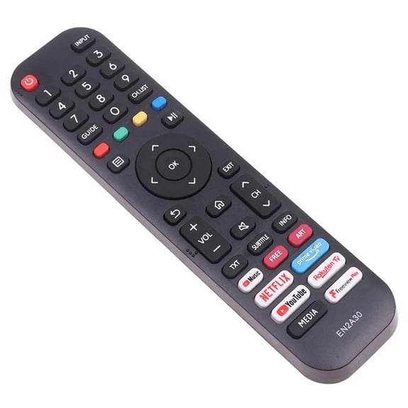 EN2A30 Remote Control Commander fit for VU Hisense Smart TV EN2N30H EN2Q30H EN2B30H