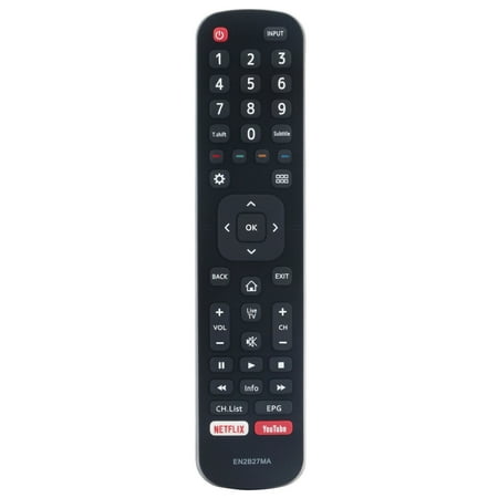 EN2B27MA Replace Remote for Hisense TV 50K3300UW 55K3300UW 40K321UWT 50K321UWT