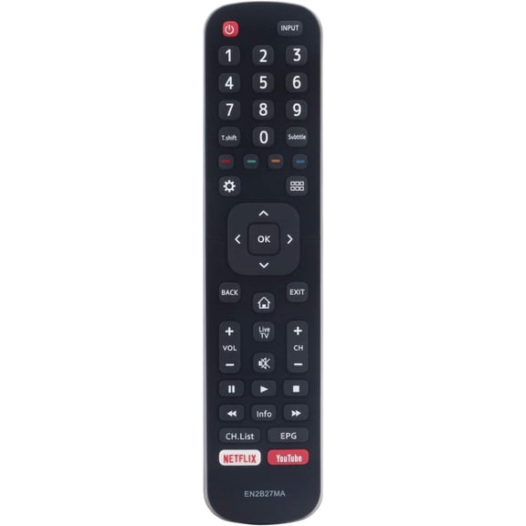 EN2B27MA Replaced Remote fit for Hisense TV 55M7000UWG 40K3300UW 65K3300UW