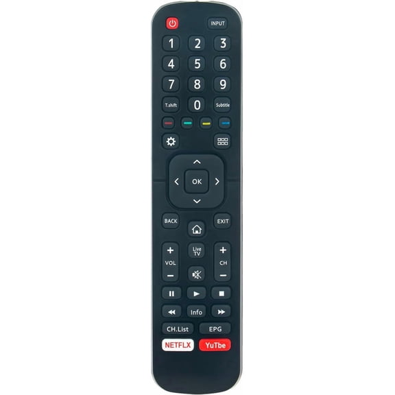 EN2B27V Replacement Remote Control Commander fit for VU Hisense DOFFLER Smart TV