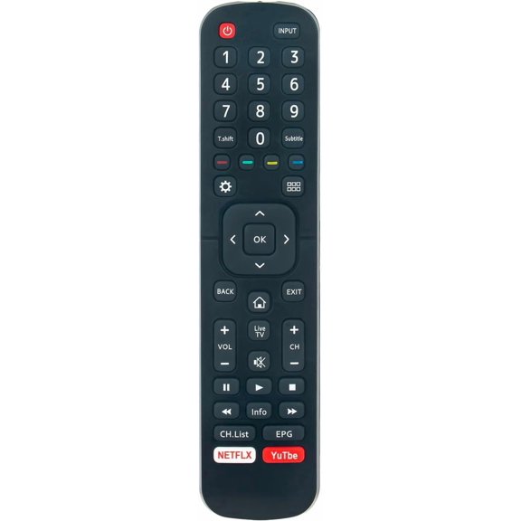 EN2B27V Replacement Remote Control Commander fit for VU Hisense DOFFLER Smart TV