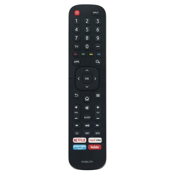 EN2BL27H Replacement Remote Control, Fit for Hisense 4K OLED HDTV Smart TV 40H5070F 43H5070F 40H5050F 43H5030F 40H5080F 43H5080F 40H5030F 43H5060F 40H5040F 43H5040F 40H5000F 43F5000F 40H5060F