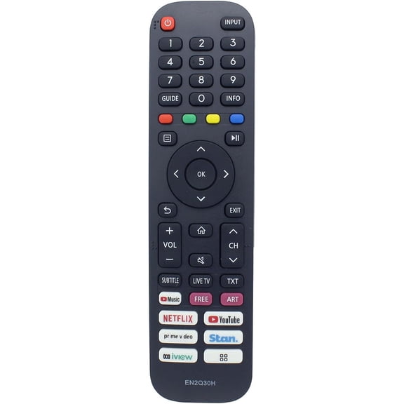 EN2Q30H Remote Control Replacement for Hisense VIDAA TV 65Q7 65SX 70S5 100L5F 100L9G 100L9GSET 100S8 120L5F L5F L9G 43S8