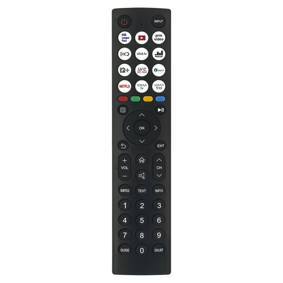 EN2T36H Replacement Remote Control, Fit for Hisense Vidaa Smart TV EN2T36H