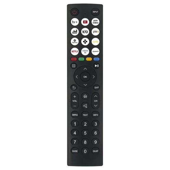 EN2V36H Replacement Remote Control, Fit for Hisense Vidaa HD Smart LED TV EN2U36H 32A33EXVT 75U6KAU 70A6KAU 65U6KAU 55U6KAU 40A4KAU 32A4KAU 32A33EAVT