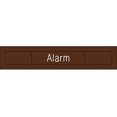 thumbnail image 1 of EN308BN National Marker Engraved Alarm On/Off Sign, 2 Inches x 10 Inches, Brown, 2Ply Plastic, 1 of 1