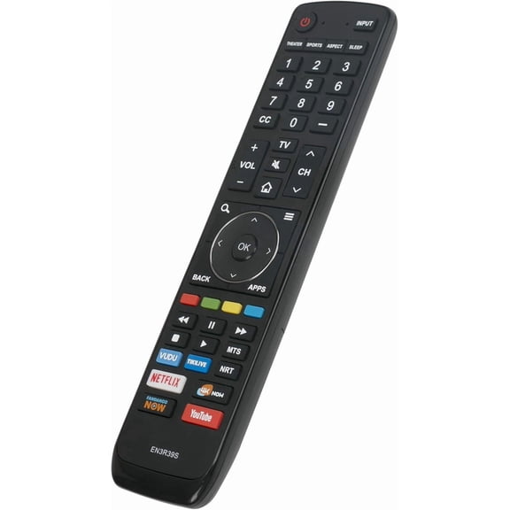 EN3R39S Replacement Remote Control Commander fit for Sharp Hisense Smart TV LC-50Q7030U LC-55Q7030U LC-43Q7000U LC-43Q7020U