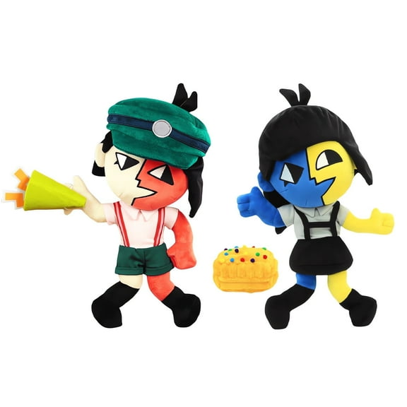 ENA Dream BBQ Plush Dolls Toy Decompression Soft Cuddly Plushie Merchandise Decorations Pillow Children's Gifts 9.8inch 2-piece set