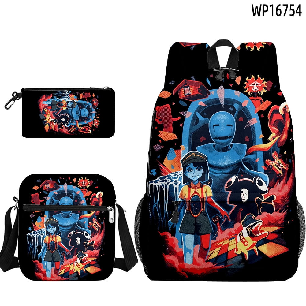 ENA Dream BBQ Travel Backpack Cartoon Daypack Bag Anime Backpack With ...