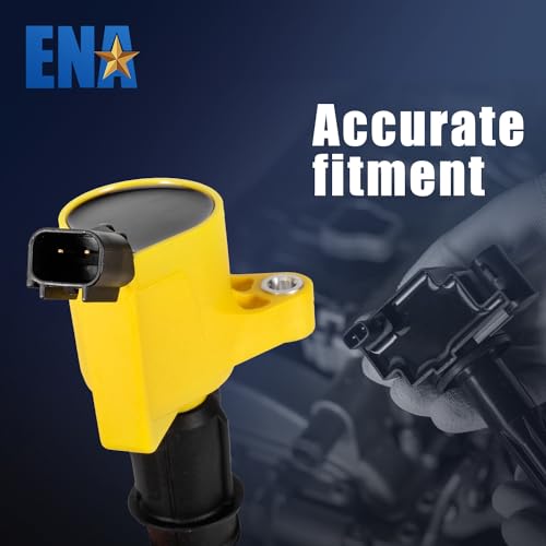 ENA Ignition Coil Pack – Compatible With Ford F150, Expedition, Lincoln Navigator 4.6L 5.4L 6.8L V8 (Replaces DG508, FD503)
