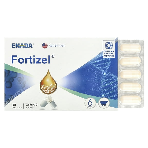 ENADA Fortizel, Cellular System Fortifier, 620 mg, 30 Capsules