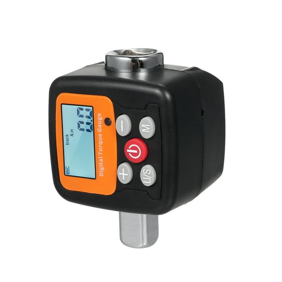 ENC-200 Digital Display Torque Meter Wrench Torque Tester 1/2'' Drive & Includes Adapters for 3/8'' and 1/4'' with Sound Light Alarm Function High Accuracy 4 Torque Units Backlit Display - Perfect