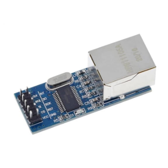 ENC28J60 Spi Interface Ethernet Network Module 51/AVR/ARM/PIC Code Mini Version,1 x ENC28J60 spi interface Ethernet network module,Blue